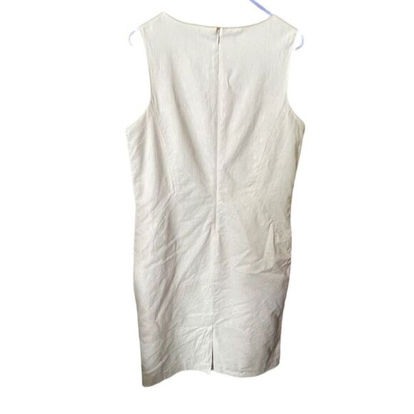 Chadwick’s size 14 Linen cotton blend sheath dress. - Picture 2 of 6